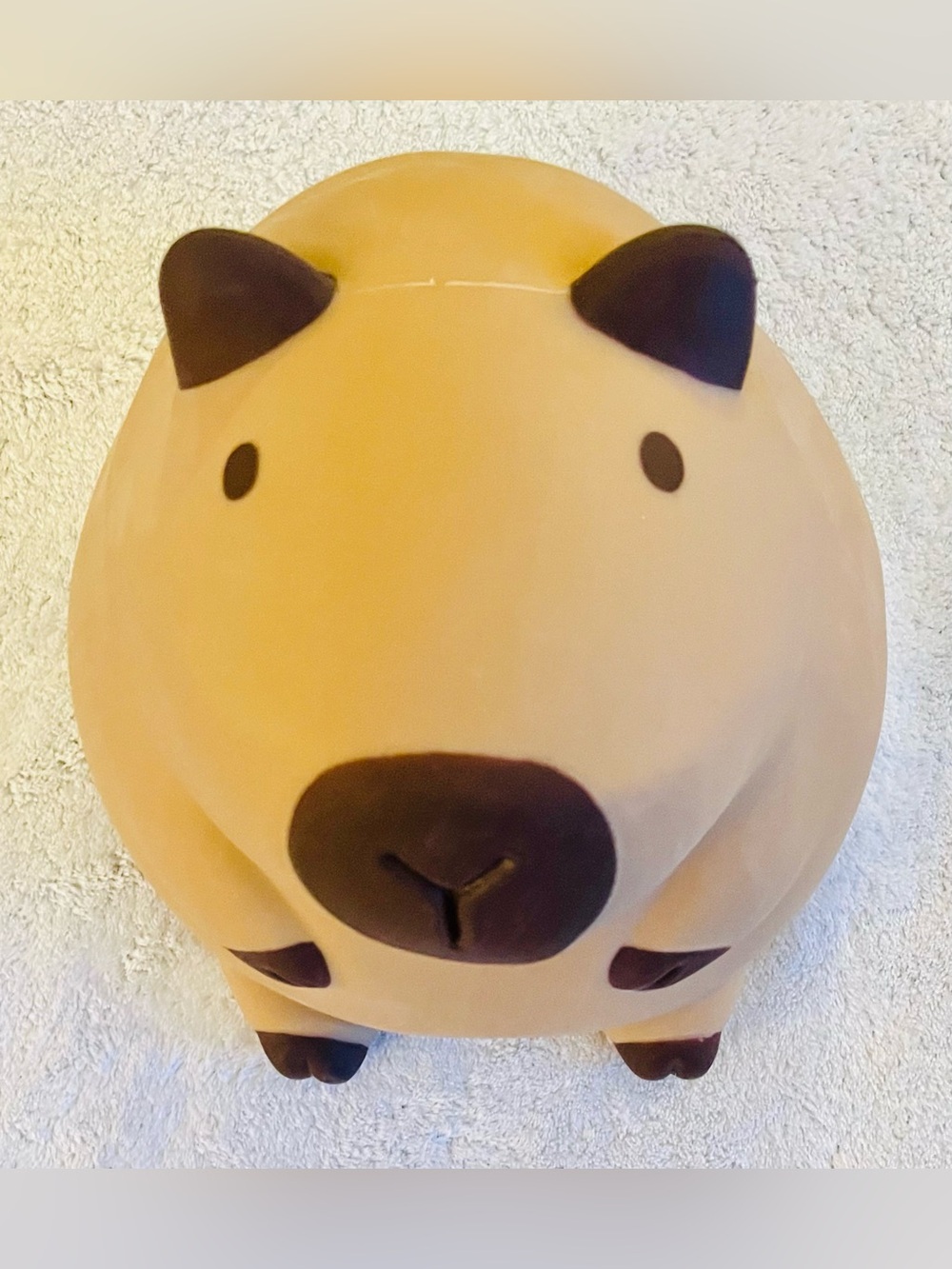 Giant - Cute Capybara Squishy with Dark Brown Accents